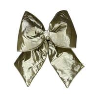 Vickerman 18" x 23" Champagne Metallic Christmas Bow
