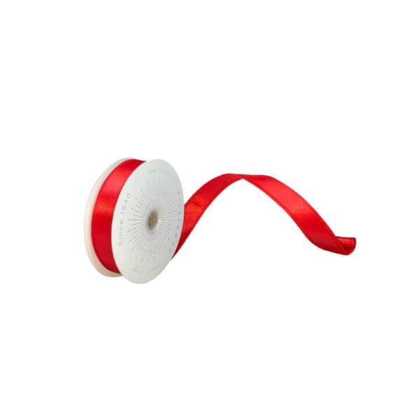 1" x 10Yd Red Satin Christmas Ribbon