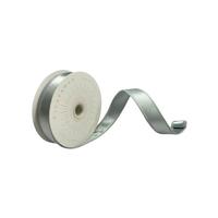 Vickerman 1" x 10Yd Silver Satin Christmas Ribbon