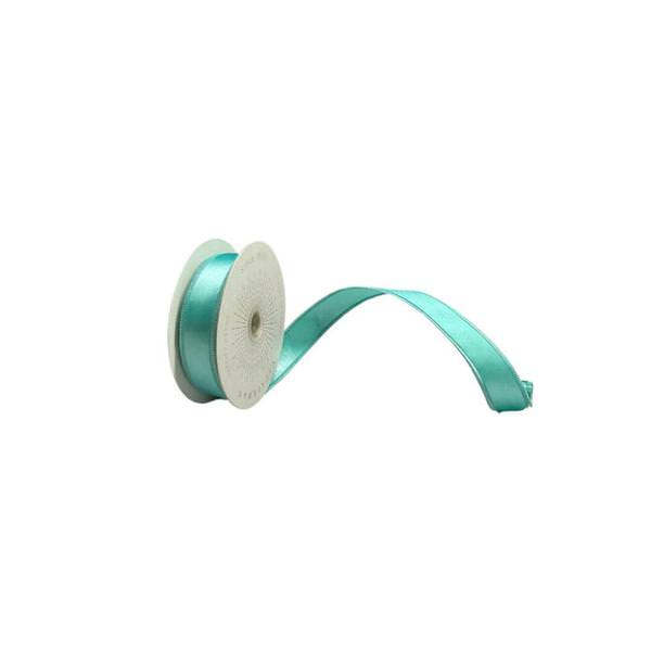 1" x 10Yd Baby Blue Satin Christmas Ribbon
