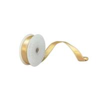 Vickerman 1" x 10Yd Champagne Satin Christmas Ribbon