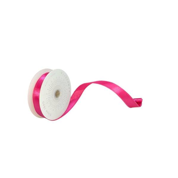 1" x 10Yd Hot Pink Satin Christmas Ribbon