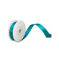 Vickerman 1" x 10Yd Sea Blue Satin Christmas Ribbon