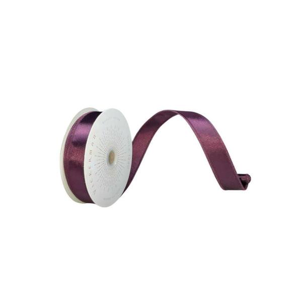 1" x 10Yd Burgundy Satin Christmas Ribbon