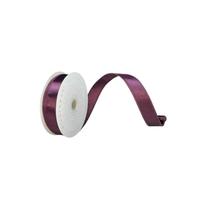 Vickerman 1" x 10Yd Burgundy Satin Christmas Ribbon