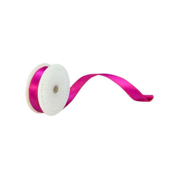 1" x 10Yd Fuchsia Satin Christmas Ribbon