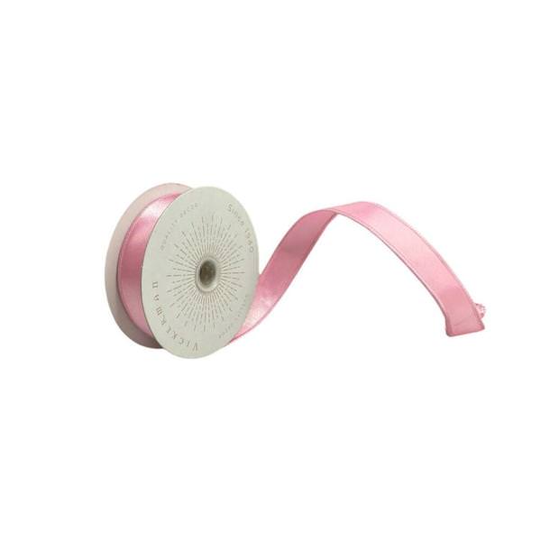 1" x 10Yd Pink Satin Christmas Ribbon