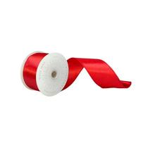 Vickerman 2.5" x 10Yd Red Satin Christmas Ribbon