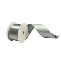 Vickerman 2.5" x 10Yd Silver Satin Christmas Ribbon