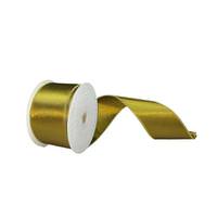 Vickerman 2.5" x 10Yd Olive Satin Christmas Ribbon