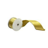 Vickerman 2.5" x 10Yd Honey Gold Satin Christmas Ribbon