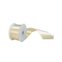 Vickerman 2.5" x 10Yd Oat Satin Christmas Ribbon