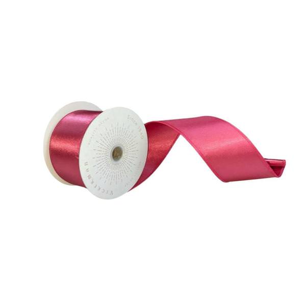 2.5" x 10Yd Mauve Satin Christmas Ribbon