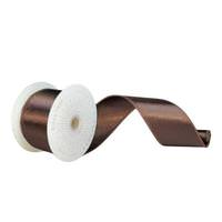 Vickerman 2.5" x 10Yd Chocolate Satin Christmas Ribbon