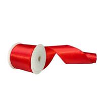 Vickerman 4" x 10Yd Red Satin Christmas Ribbon