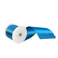 Vickerman 4" x 10Yd Turquoise Satin Christmas Ribbon