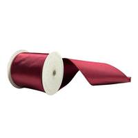 Vickerman 4" x 10Yd Wine Satin Christmas Ribbon