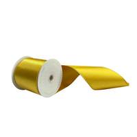 Vickerman 4" x 10Yd Antique Gold Satin Christmas Ribbon