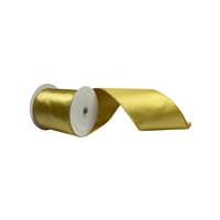 Vickerman 4" x 10Yd Honey Gold Satin Christmas Ribbon