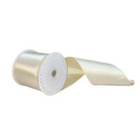 Vickerman 4" x 10Yd Oat Satin Christmas Ribbon