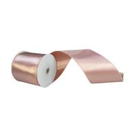 Vickerman 4" x 10Yd Rose Gold Satin Christmas Ribbon