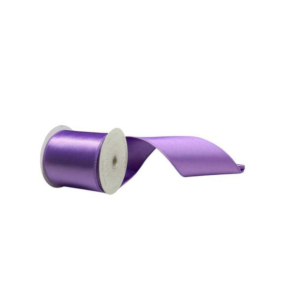4" x 10Yd Lavender Satin Christmas Ribbon