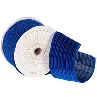 Vickerman 2.5" x 10Yd Royal Blue Velvet Lined Christmas Ribbon