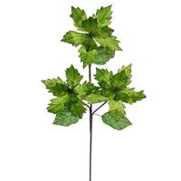 Vickerman 26" Lime Razor Velvet Poinsettia Trio Artificial Flower Stem (3 Pack)