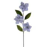 Vickerman 28" Silver Velvet Razor Amaryllis Artificial Flower Stem (3 Pack)