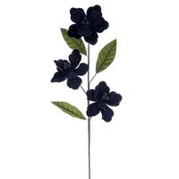 Vickerman 28" Black Velvet Razor Amaryllis Artificial Flower Stem (3 Pack)