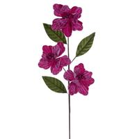 Vickerman 28" Fuchsia Velvet Razor Amaryllis Artificial Flower Stem (3 Pack)
