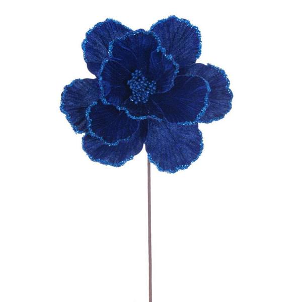 20" Blue Velvet Magnolia Artificial Spray (3 Pack)