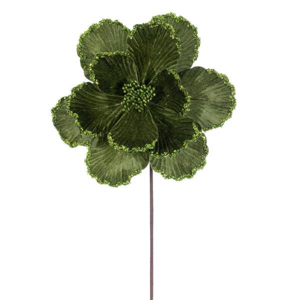 20" Lime Velvet Magnolia Artificial Spray (3 Pack)