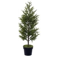 Vickerman 40.5" Potted Green Norfolk Pine Artificial Tree