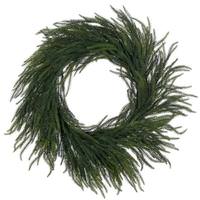 Vickerman 28" Green Norfolk Pine Unlit Artificial Christmas Wreath