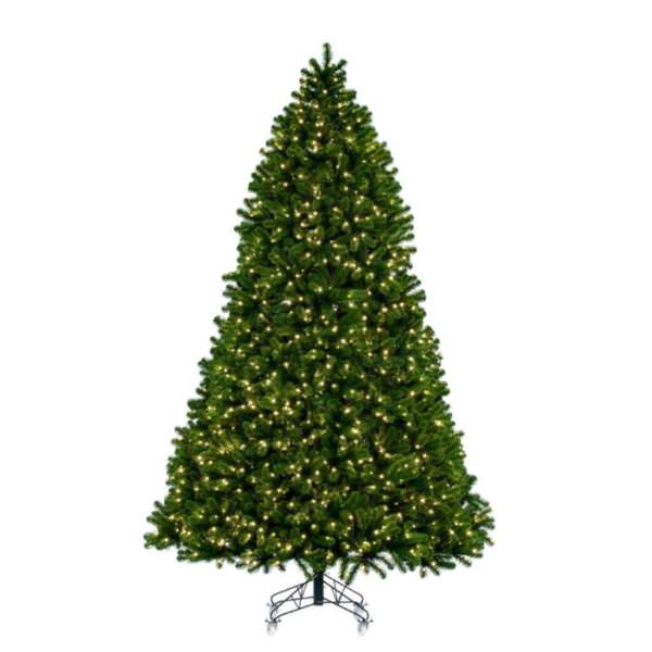 15' x 92" Deluxe Sequoia 3600 Light Warm White Artificial Christmas Tree 