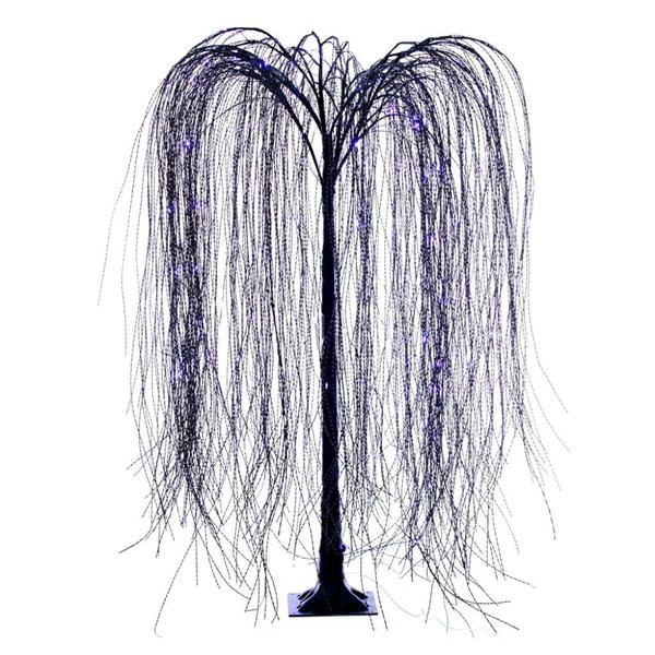 4' Willow Twig 170 Light Purple/Orange Artificial Tree