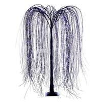 Vickerman 4' Willow Twig 170 Light Purple/Orange Artificial Tree