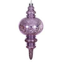 Vickerman 13" Pink Mercury Finial Christmas Tree Ornament 