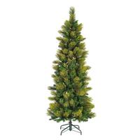 Vickerman 6.5' x 30" Slim Emerald Mixed Fir Unlit Artificial Christmas Tree