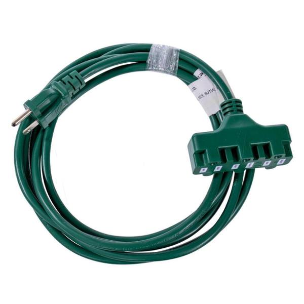 10' x 3 Green Grounded Extension Cord