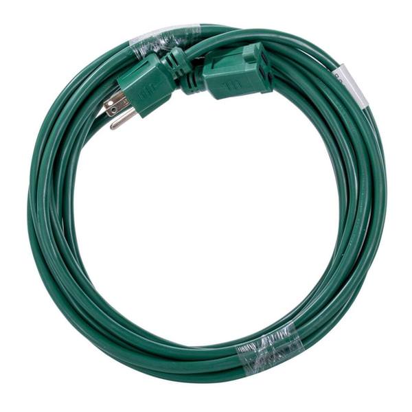20' Outdoor Green Extension Cord