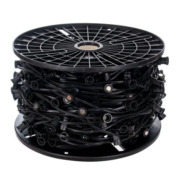 500' Black C9 Socket Spool with 7.5" Spacing Magnetic Socket Spool