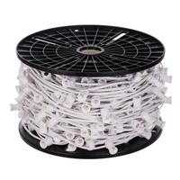 Vickerman 500' White C9 Socket Spool with 7.5" Spacing Magnetic Socket Spool