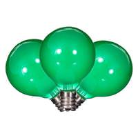 View G40 Candelabra Screw Base Green Replacement LED Light Bulb