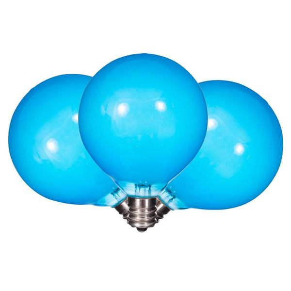 G50 Candelabra Screw Base Blue Replacement LED Light Bulb