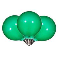 View G50 Candelabra Screw Base Green Replacement LED Light Bulb