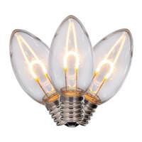 Vickerman 0.6 watt 120 volt C9 Intermediate Screw Base Warm White Replacement LED Light Bulb (25 Pack)