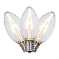 Vickerman 0.6 watt 120 volt C9 Intermediate Screw Base Pure White Replacement LED Light Bulb (25 Pack)