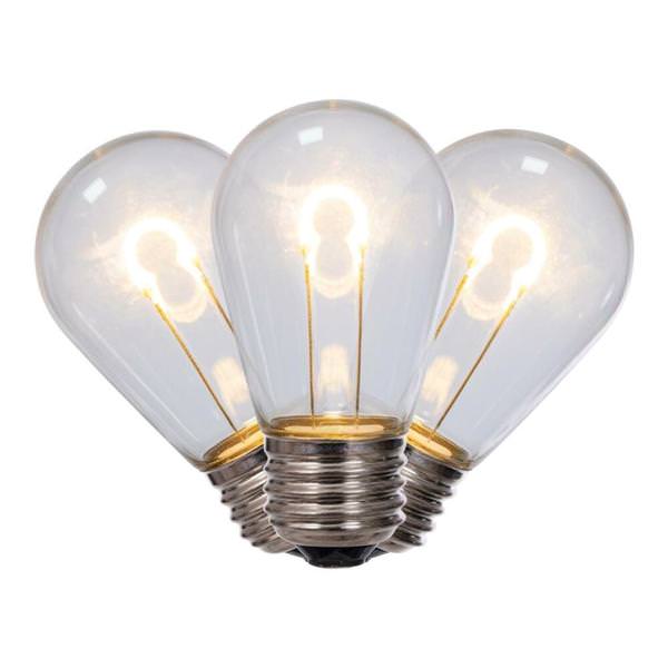 6 watt 120 volt S14 Medium Screw Base Warm White Replacement LED Light Bulb (10 Pack)